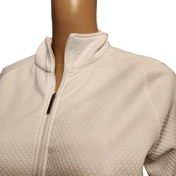 Nike Golf Women's Tour Performance White Zip Up Jacket - Picture 2 of 13